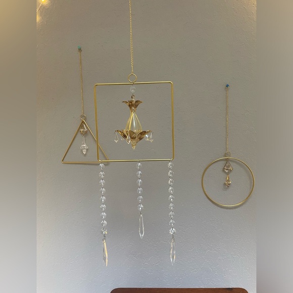 Boho Triangle Suncatcher - Picture 6 of 6